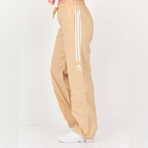 NWOT Adidas Parley Track 3-Stripes High-Rise Ruched Pants Casual Women’s Small